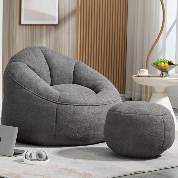 Trule Microfiber / Microsuede Bean Bag Chair & Lounger - Wayfair Canada